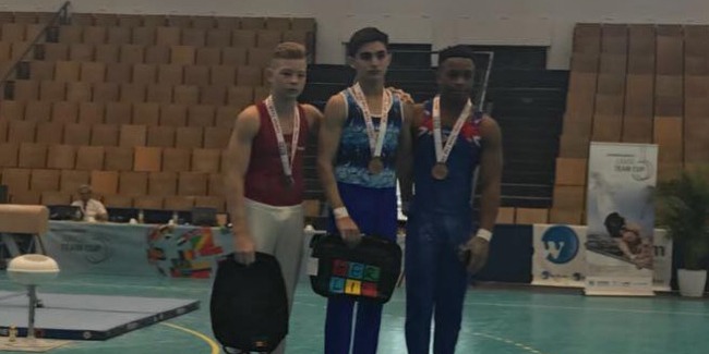 Our gymnast won 2 gold medals at international tournament