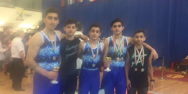 Gimnastlarımız beynəlxalq turnirdən 8 medalla geri döndülər