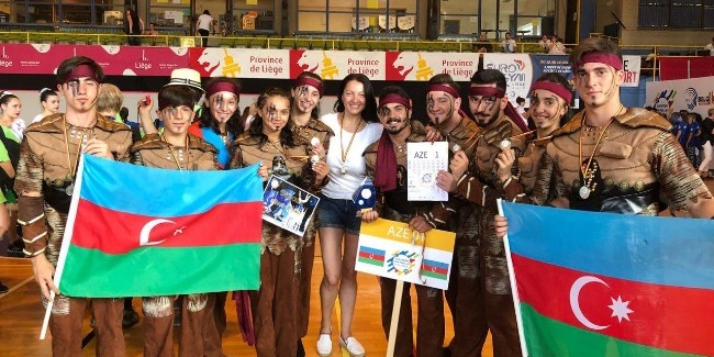 Azerbaijani team wins the Gold medal at the European Gym for Life Challenge