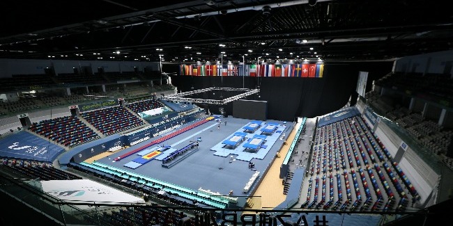 Baku hosts the World Championships in Trampoline Gymnastics