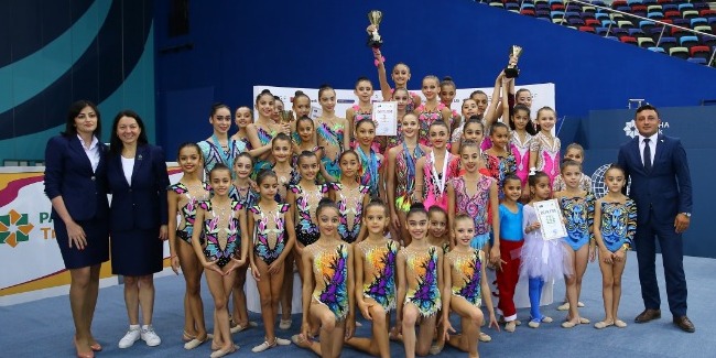 The Azerbaijan Championship and the Baku Championship among age groups in Rhythmic Gymnastics comes to an end