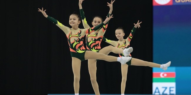 Open Azerbaijan and Baku Aerobic Gymnastics Championships Among Age Categories come to an end