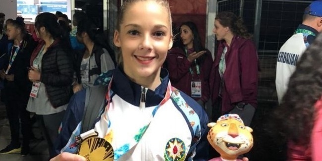 Yelizaveta Luzan Yeniyetmələrin Olimpiya Oyunlarında qızıl medal qazandı