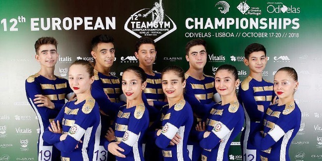 "TeamGym" komandamız ilk dəfə Avropa Çempionatında çıxış edib