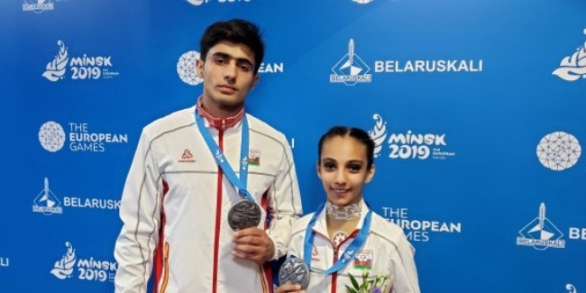 Another Silver medal from Azerbaijani acrobats