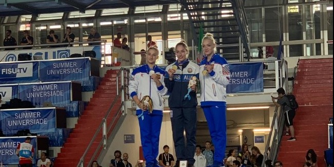 Marina Nekrasova Universiadada qızıl medal qazandı