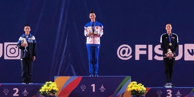 Zohra wins the Silver medal at Universiade