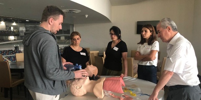 The joint Workshop between Lomonosov Moscow State University and Alfamed courses commence in Baku