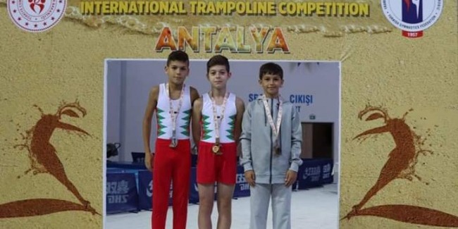 The Azerbaijani representative in Trampoline Gymnastics ranks 3rd in the International Tournament