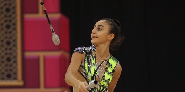 The acquaintance with the representatives of Azerbaijan at the World Championships: Zohra Aghamirova