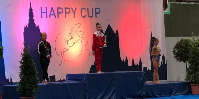 The Azerbaijani Rhythmic gymnasts come back with the Gold medals from Belgium 