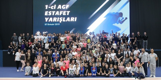 Впервые Федерация гимнастики Азербайджана организовала эстафетные соревнования 