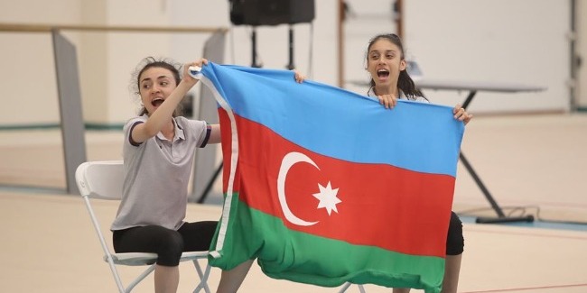 Gymnastics match between Azerbaijan and Israel takes place 